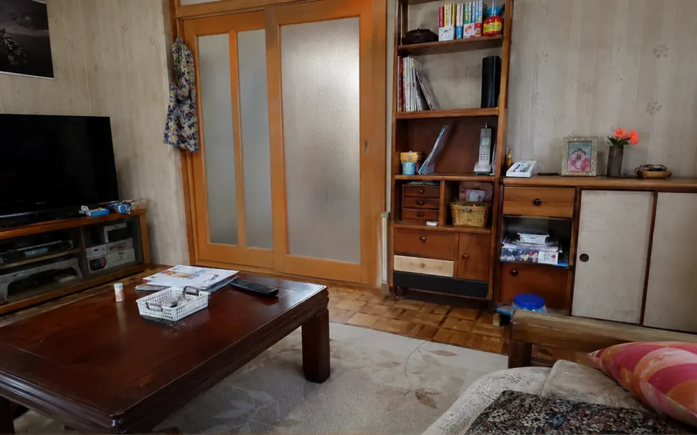 作業前の2LDKのお部屋